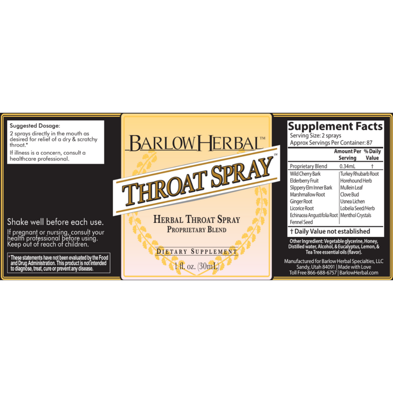 Herbal Throat Spray